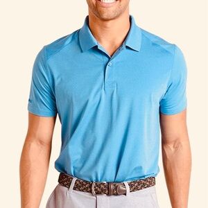 Bonobos M-Flex Flatiron Golf Polo Shirt Blue L